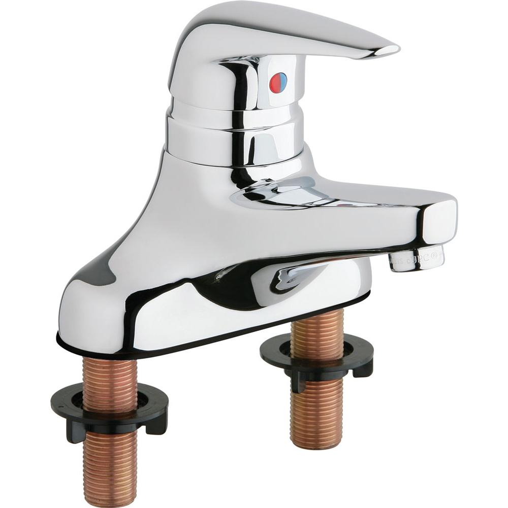 Chicago Faucets 420 ABCP Single Lever Hot And Cold Water Mixing Sink 